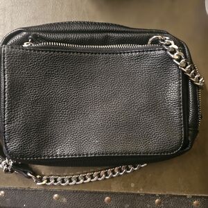 Harlow Black Crossbody with Silver Accents